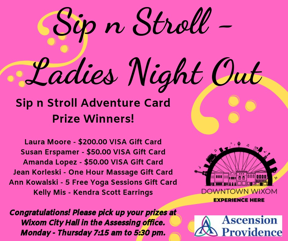 Sip n Stroll - Ladies Night Out Winners